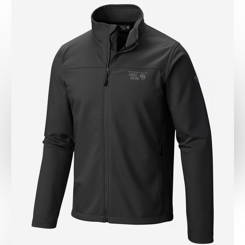 Mountain Hardwear Solamere Softshell Black Jacket Men’s size XXL
